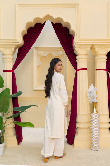 2-PIECE SOLID-PRINTED SUIT ROSA