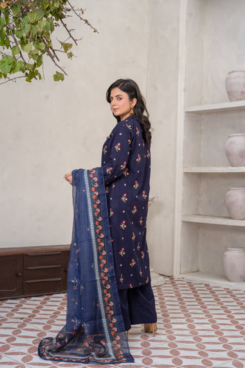 3-PIECE SUIT EMBROIDERED