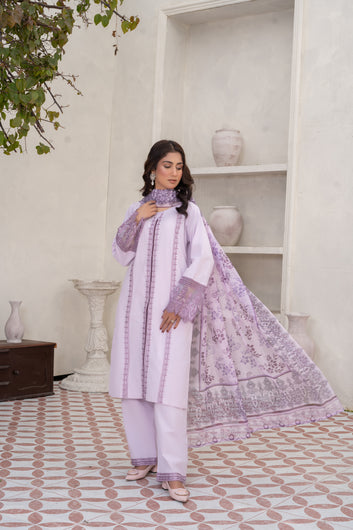 3-PIECE SUIT EMBROIDERED