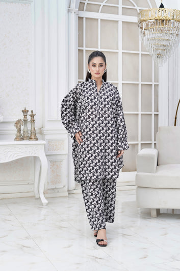 2-PIECE PRINTED SUIT ROSA