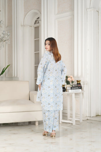 2-PIECE PRINTED SUIT ROSA