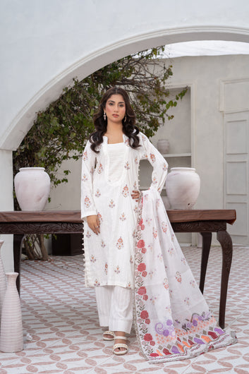 3-PIECE SUIT EMBROIDERED