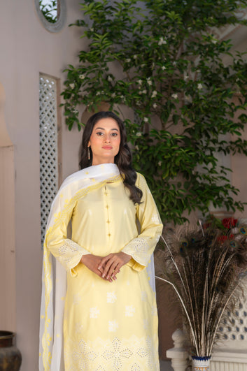 3-PIECE SUIT EMBROIDERED