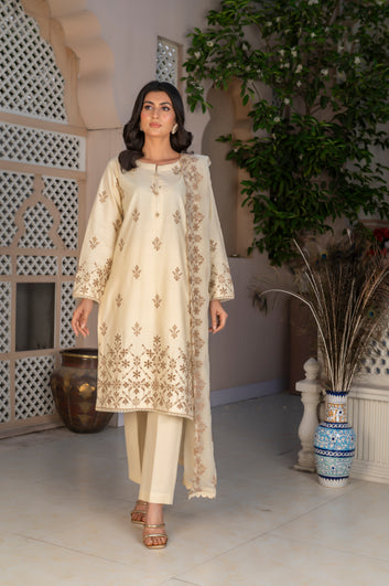 3-PIECE SUIT EMBROIDERED