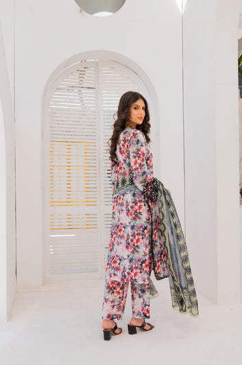 3-PIECE SUIT Printed-EMBROIDERED vol-1