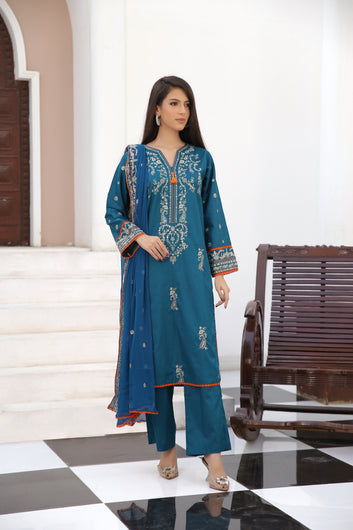 3-PIECE SUIT EMBROIDERED