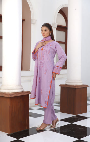 3-PIECE SUIT EMBROIDERED