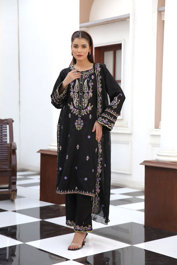 3-PIECE SUIT EMBROIDERED