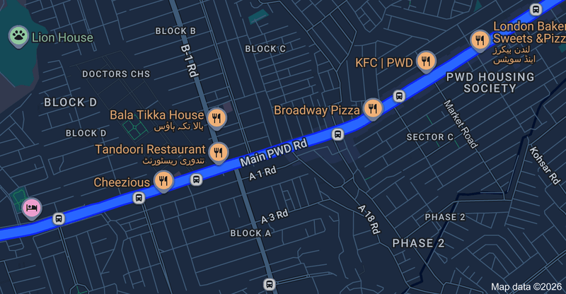 Main PWD Rd – Islamabad