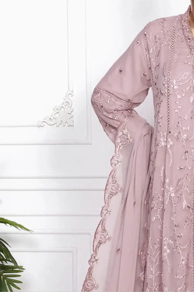 3 PIECE SUIT PARTY WEAR (HUSNA) - Image 2