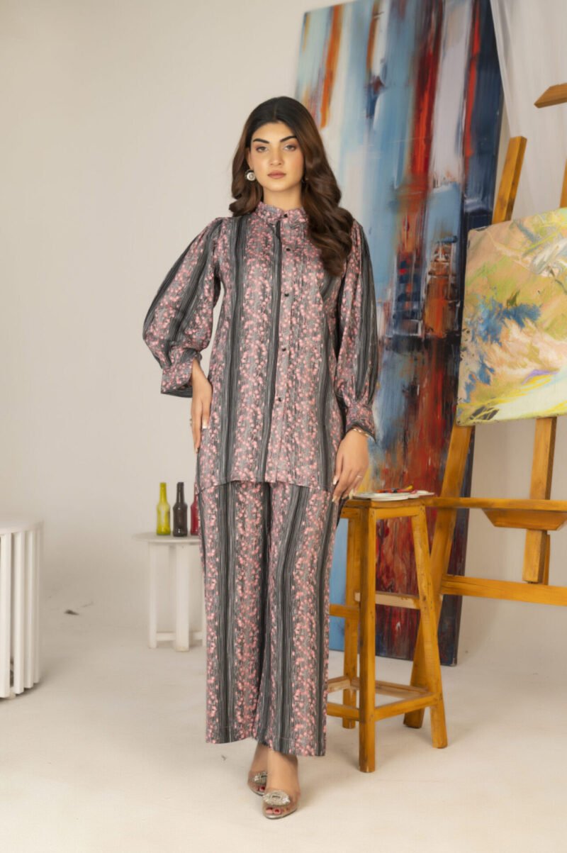 2 PIECE SUIT WESTERN ROSA