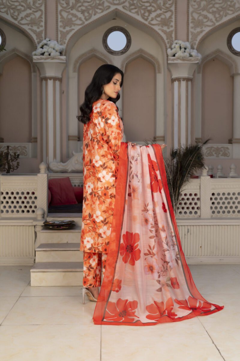 3-PIECE SUIT EMBROIDERED & DIGITAL PRINTED