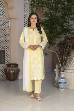 3-PIECE SUIT EMBROIDERED