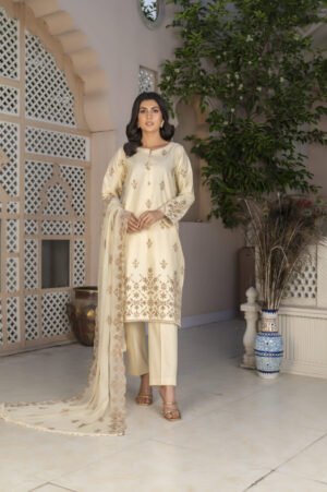 3-PIECE SUIT EMBROIDERED