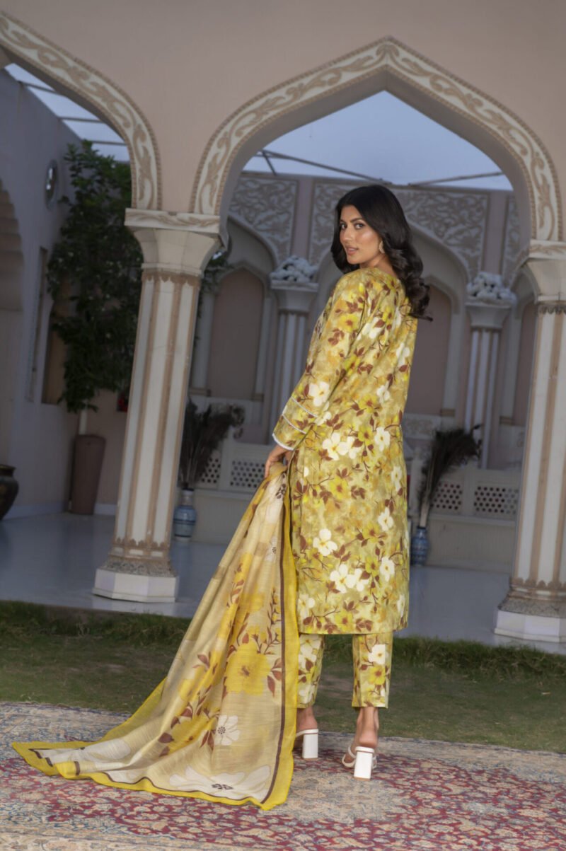 3-PIECE SUIT EMBROIDERED & DIGITAL PRINTED