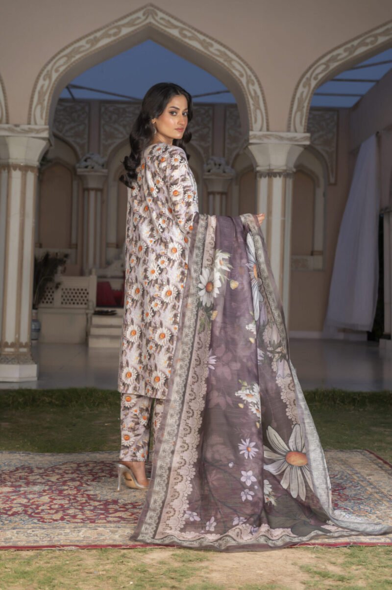 3-PIECE SUIT EMBROIDERED & DIGITAL PRINTED