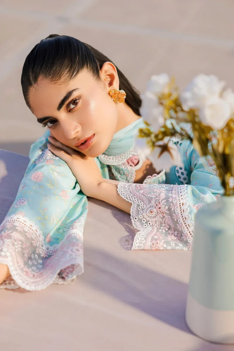 Embroidered Shirt Shalwar Dupatta - Image 4