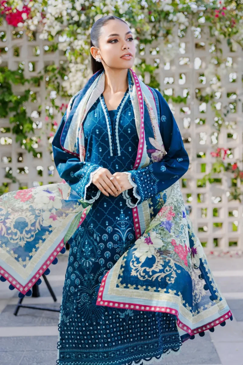 Embroidered Shirt Shalwar Dupatta - Image 3