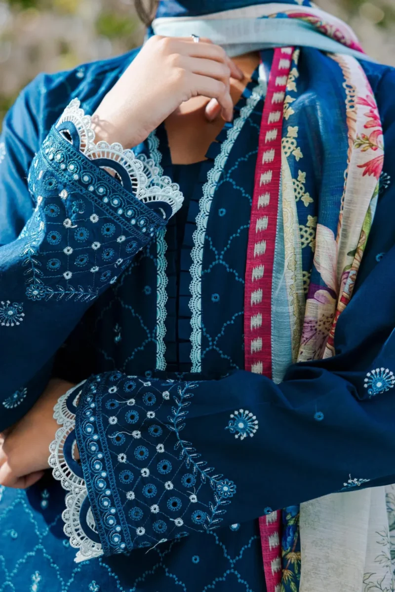 Embroidered Shirt Shalwar Dupatta - Image 4