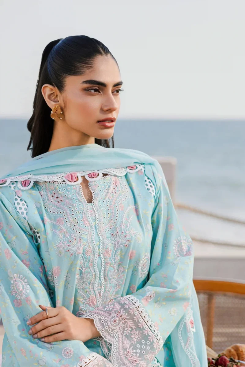 Embroidered Shirt Shalwar Dupatta - Image 2