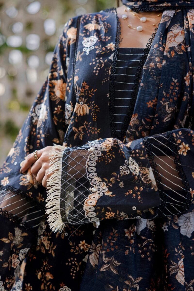 Embroidered Shirt Shalwar Dupatta - Image 2