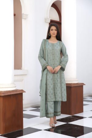 3-PIECE SUIT EMBROIDERED