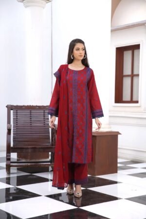 3-PIECE SUIT EMBROIDERED