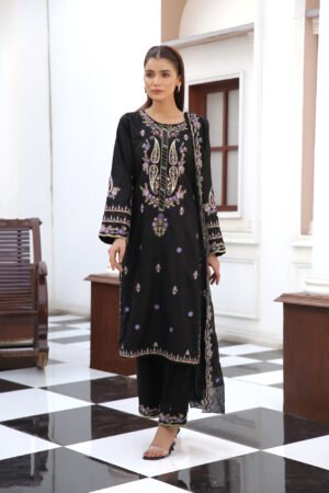 3-PIECE SUIT EMBROIDERED
