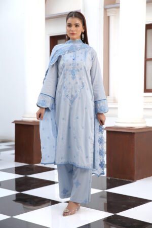 3-PIECE SUIT EMBROIDERED