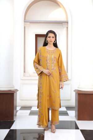 3-PIECE SUIT EMBROIDERED