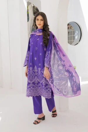 3-PIECE SUIT EMBROIDERED ROSA